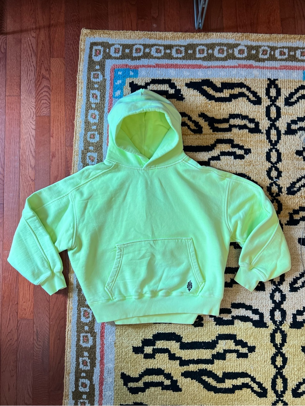 Free People Movement A Cut Above Hoodie Sour Citrus